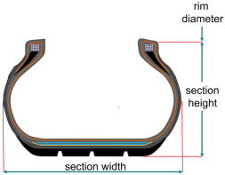 Section width and height 